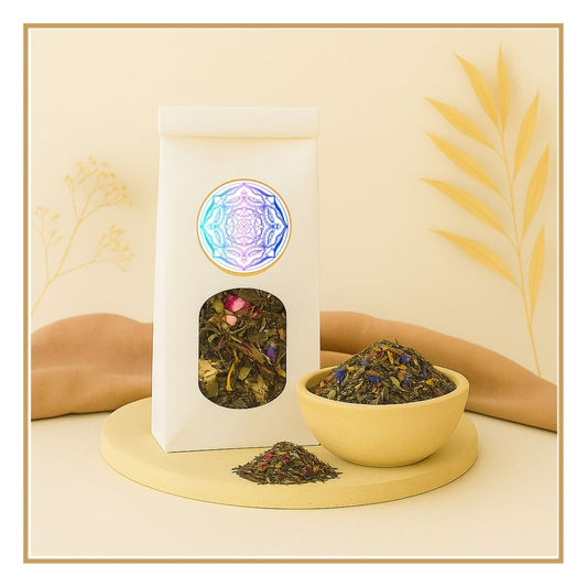 Presença Divina — Infusão Floral com Chá Branco para Pausas Conscientes